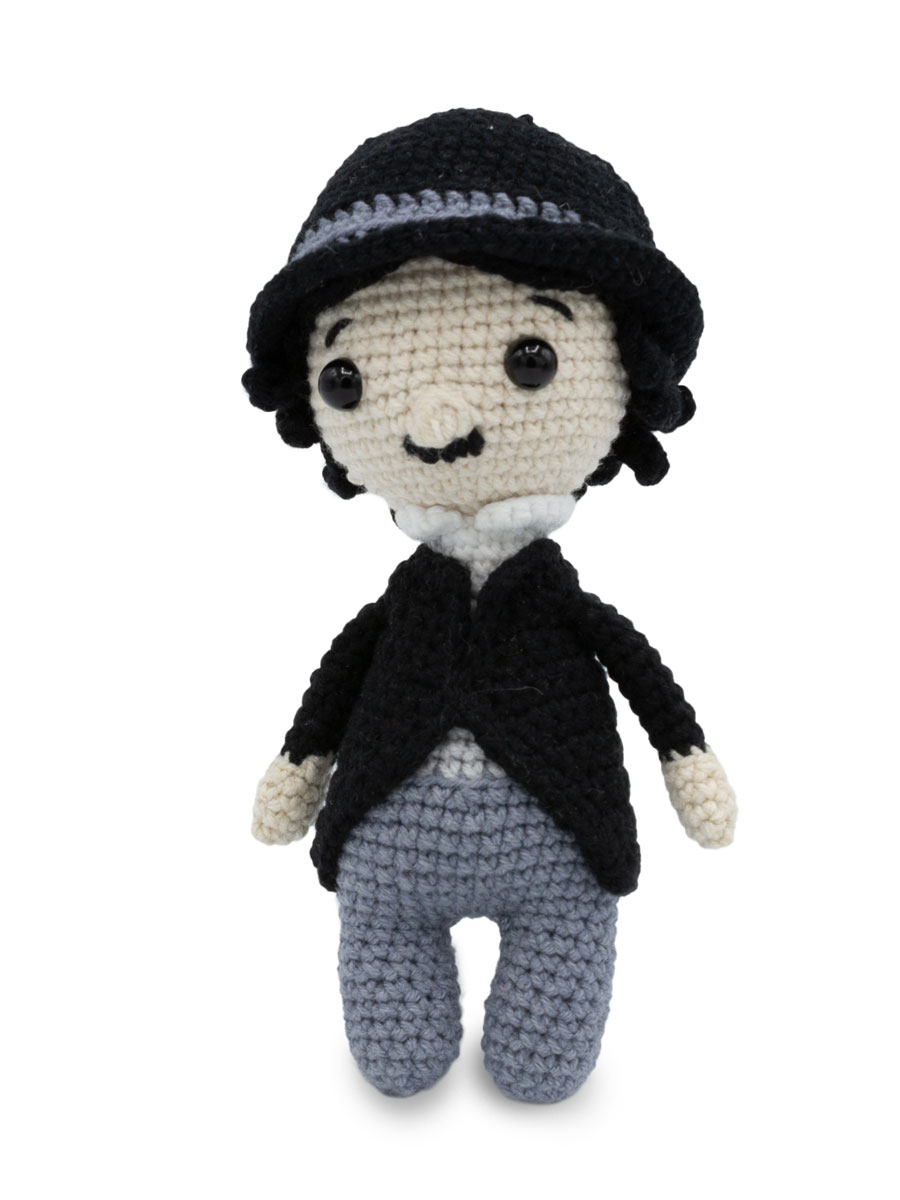 DSC_1272 Păpușică Handmade - Chaplin - Image 1