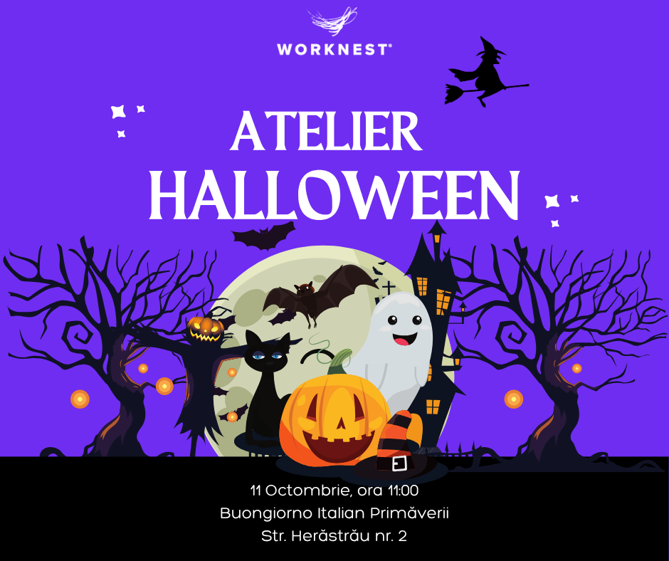 Afiș 11 octombrie (2) Atelier de Halloween - 11 octombrie 2025, ora 11:00 - Image 1