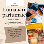 Atelier de turnat lumânări parfumate - 2 octombrie 2025, ora 19:00