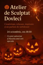 Atelier Aniversar de Halloween - 24 octombrie 2025, ora 18:00