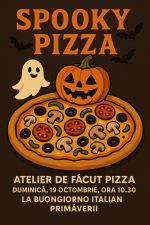 Spooky Pizza - Atelier de pizza pentru copii - 19 octombrie 2025