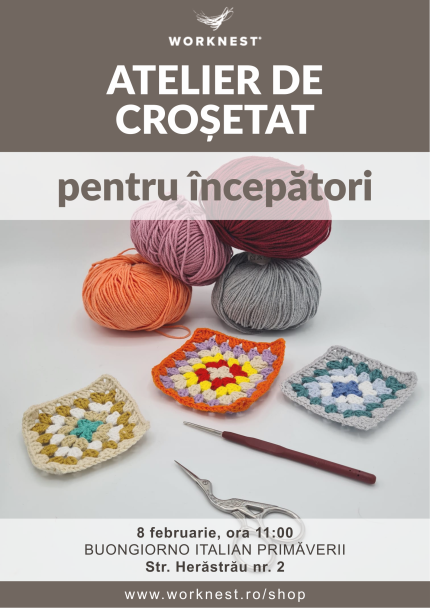 atelier de croșetat pentru începători în București