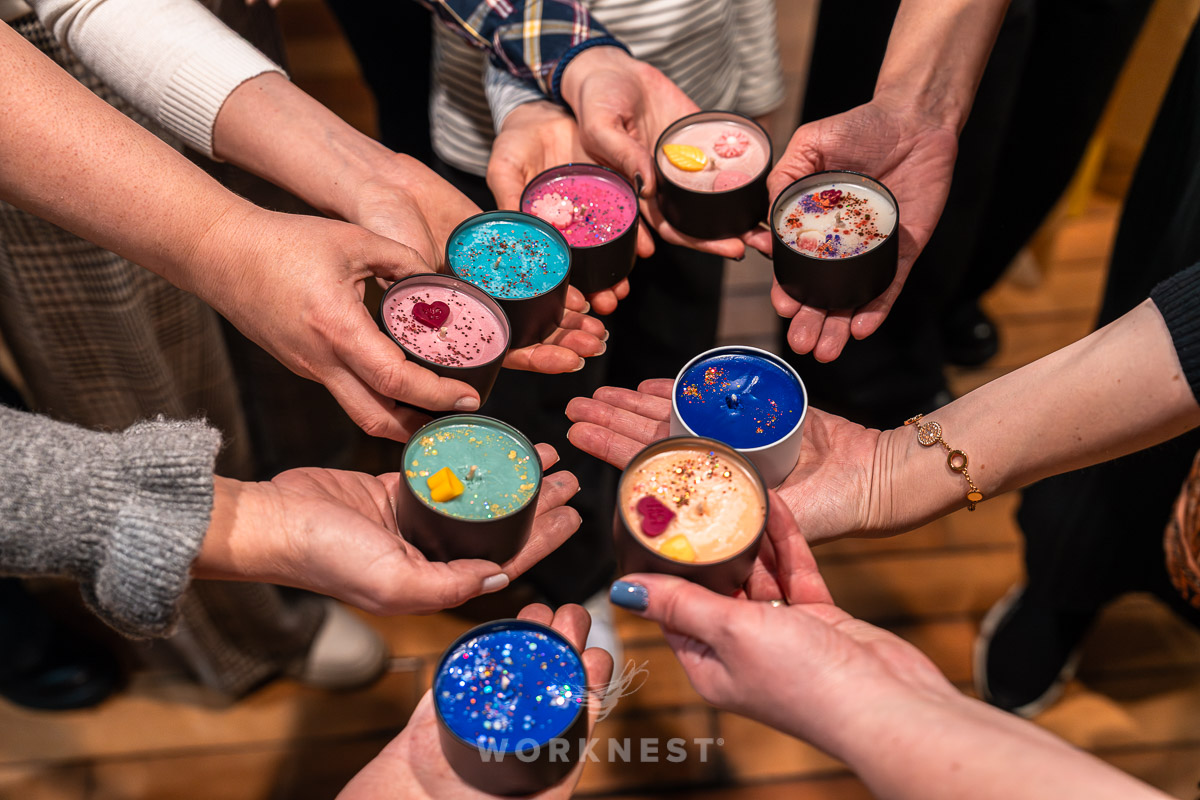 teambuilding creativ organizat de Worknest în București